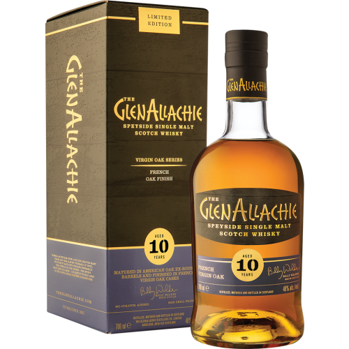 The GlenAllachie French Virgin Oak 10 Year Old Single Malt Scotch Whisky (700mL)