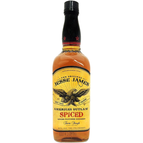 The Original Jesse James America's Outlaw Spiced Flavored Whiskey