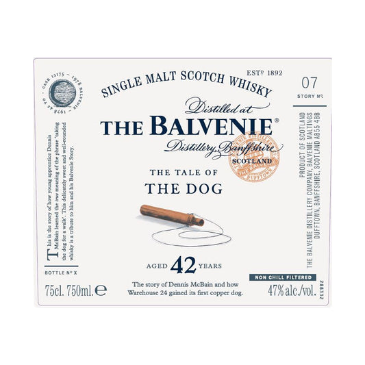 The Balvenie 42 Years Old The Tale Of The Dog 750ml