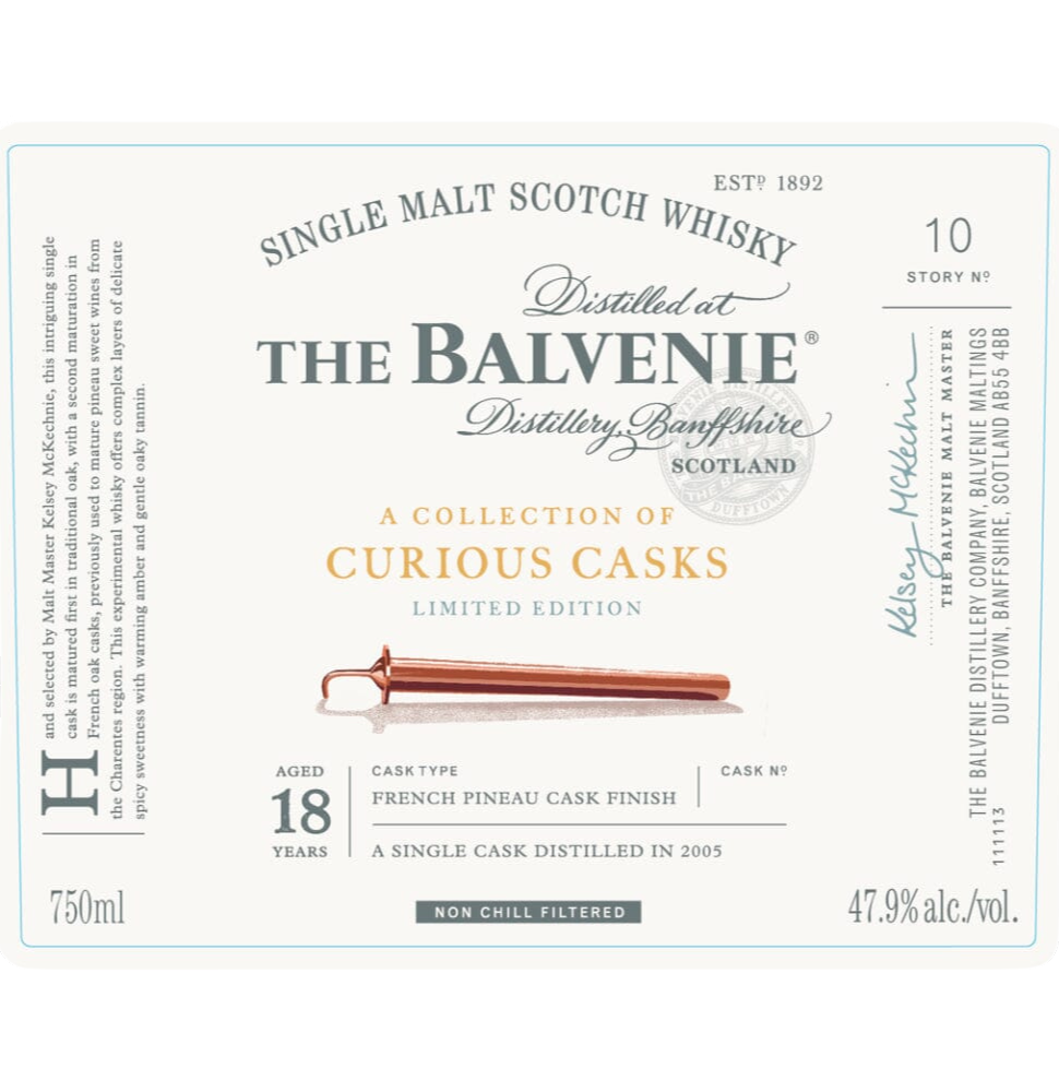 The Balvenie A Collection Of Curious Casks 18 Year Old Limited Edition