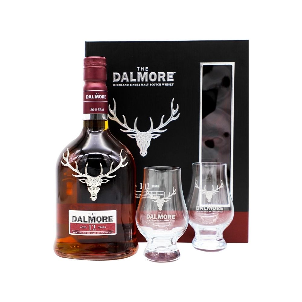 The Dalmore 12 Year Gift Set W/2 Glasses