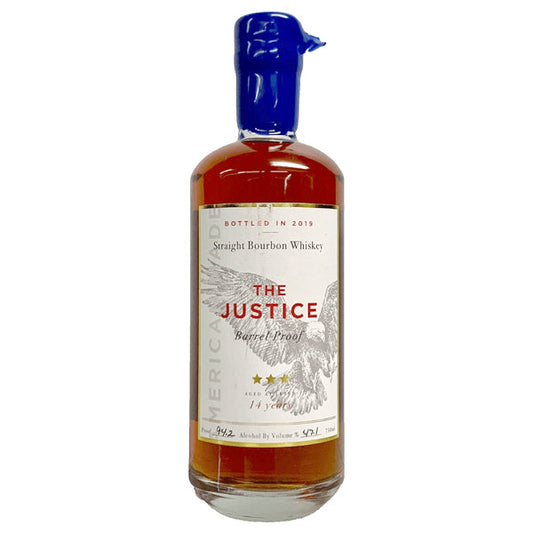 The Justice 14 Year Straight Bourbon Whiskey 750ml