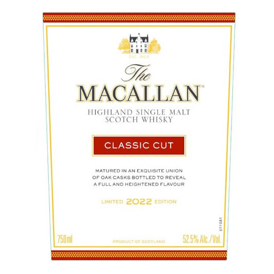 The Macallan Classic Cut 2022 Limited Release 750ml