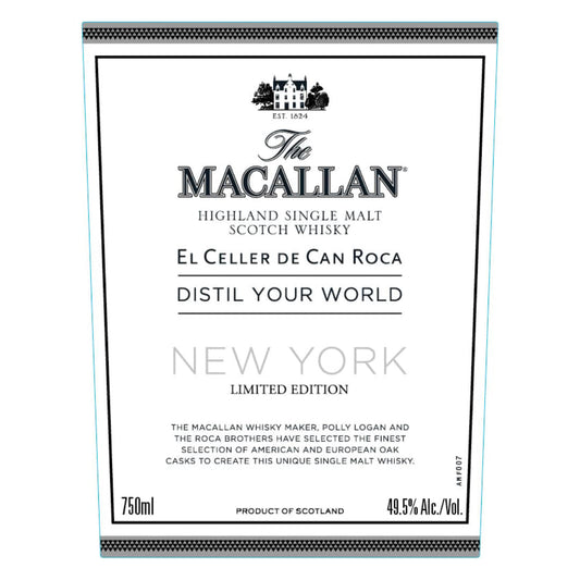 The Macallan Distil Your World New York Edition 750ml