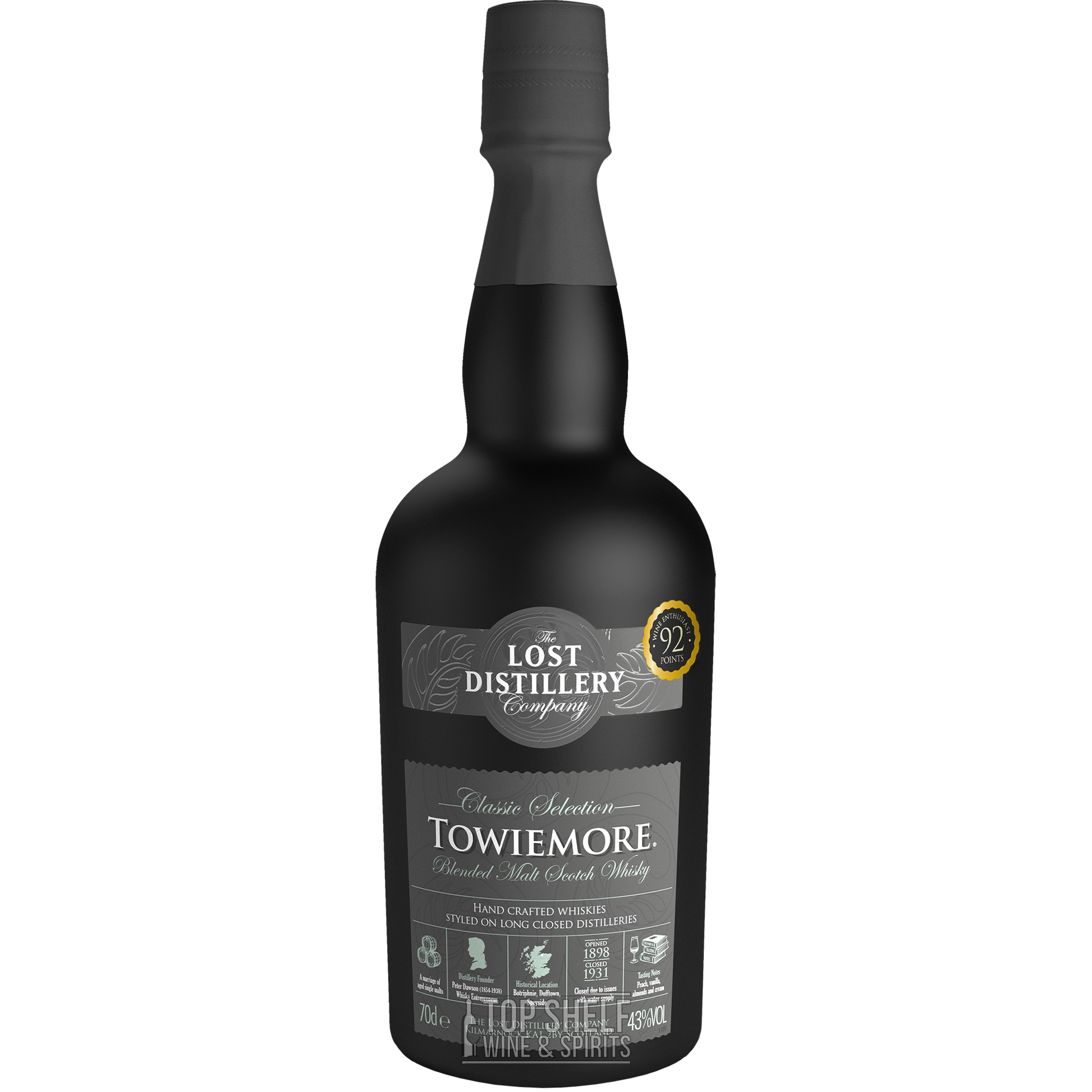 Lost Distillery Towiemore Classic Selection Blended Malt Scotch