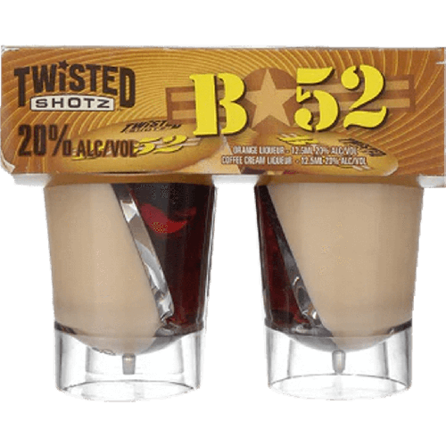 Twisted Shotz 'B 52' Orange and Coffee Cream Liqueur (100mL)