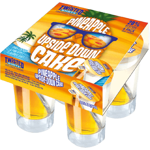 Twisted Shotz 'Pineapple Upside Down Cake' Shot Liqueur (100mL)