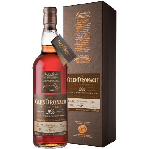 The GlenDronach 28 Year Old 1993 Oloroso Puncheon Single Malt Scotch Whisky (700mL)