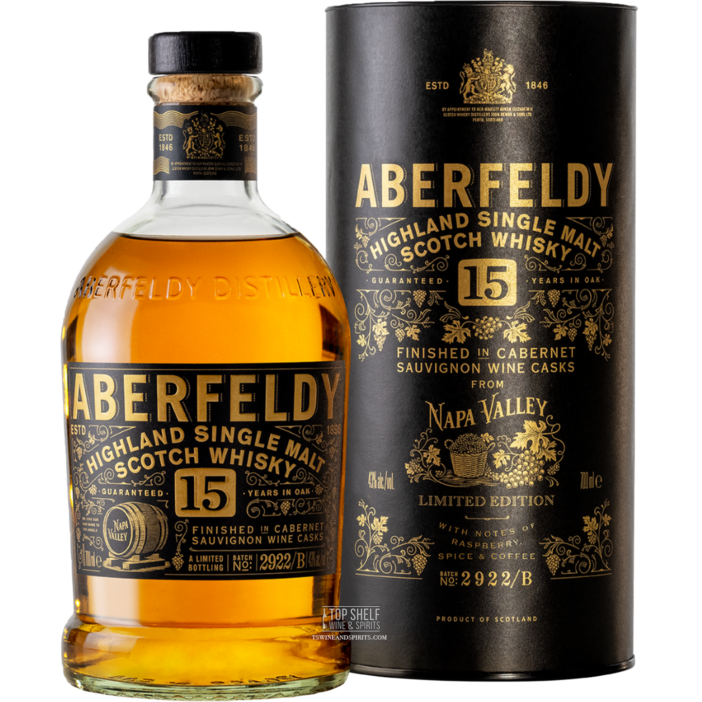 Aberfeldy Napa Valley Red Wine Cask 15 Year (Limited Edition)