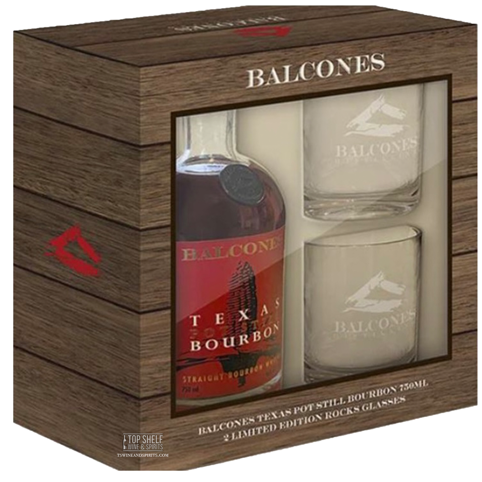 Balcones Texas Pot Still Straight Bourbon Gift Set