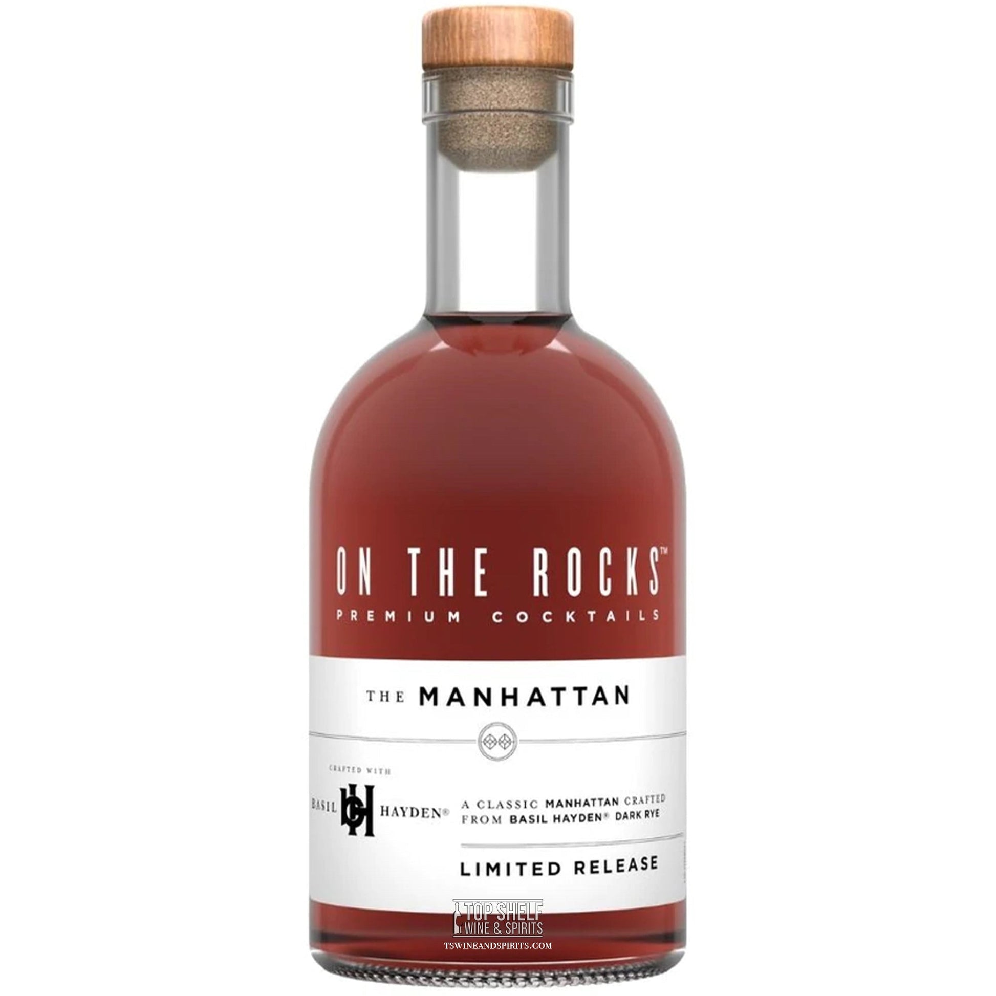 On the Rocks Premium Cocktail Basil Hayden Manhattan 375ml