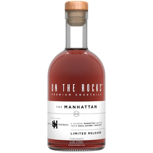 On the Rocks Premium Cocktail Basil Hayden Manhattan 375ml