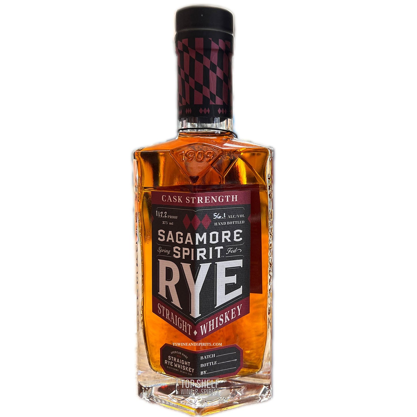 Sagamore Spirit Cask Strength Rye 375mL