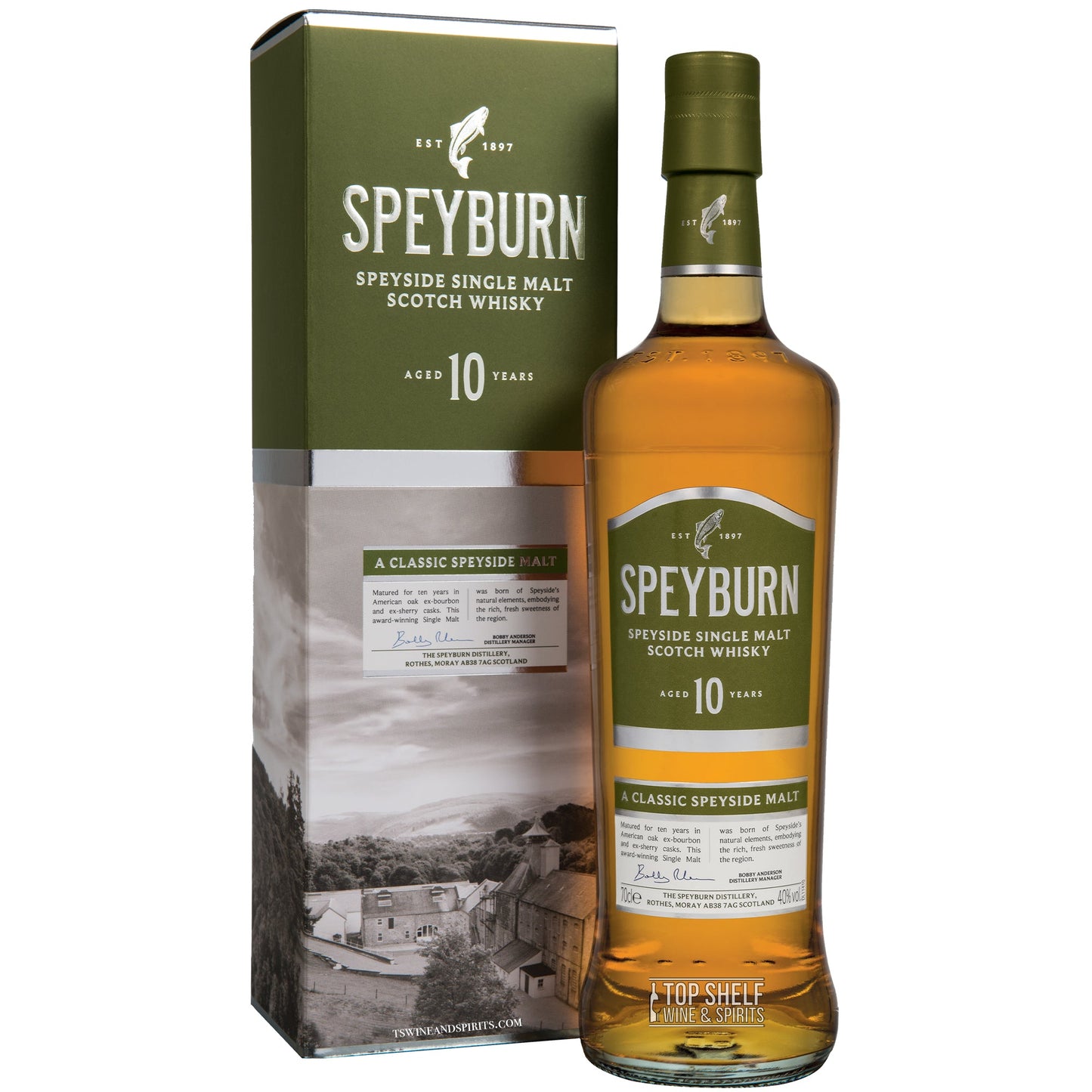 Speyburn 10 Year Speyside Single Malt Scotch Whisky