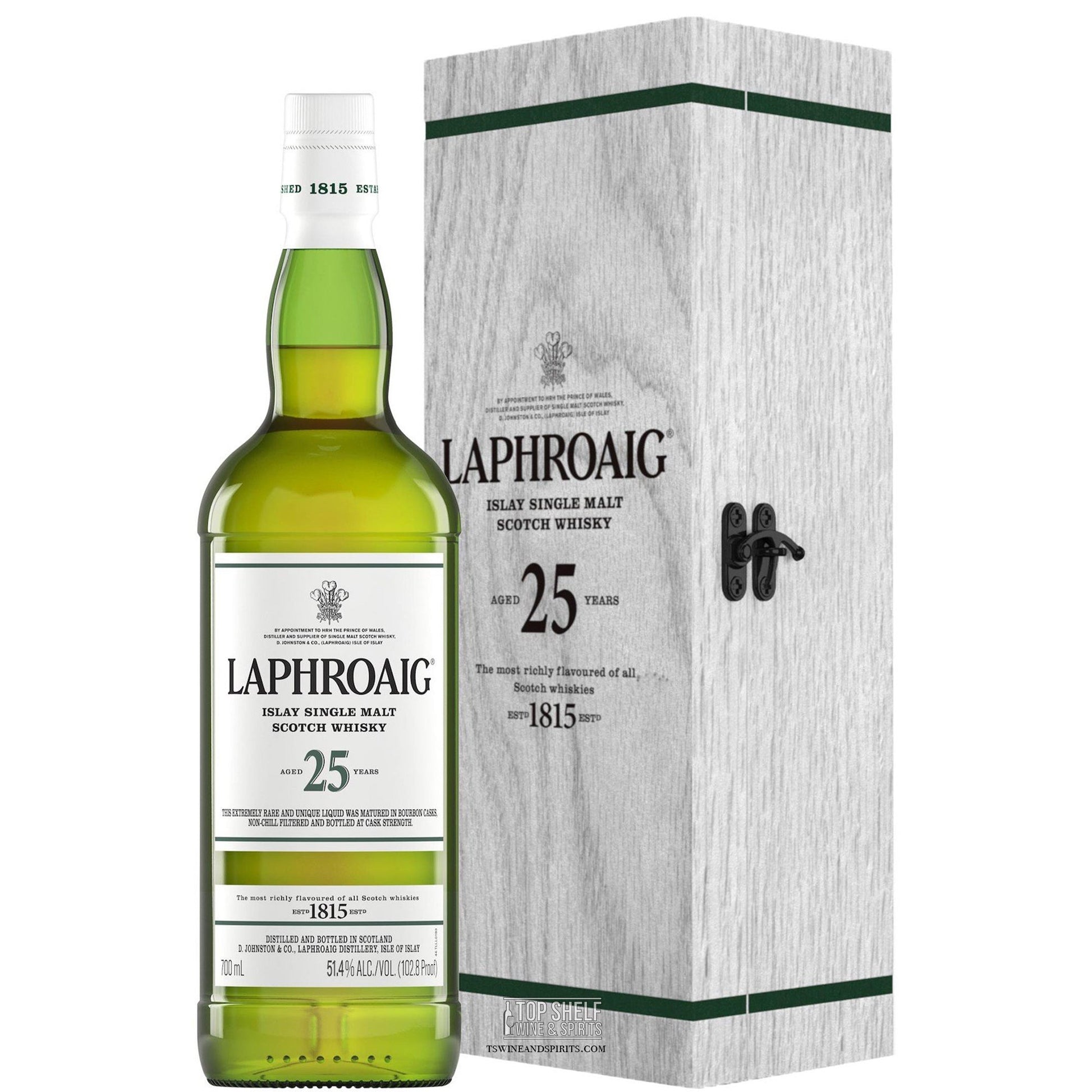 Laphroaig 25 Year Old Final Cask Strength Single Malt Scotch