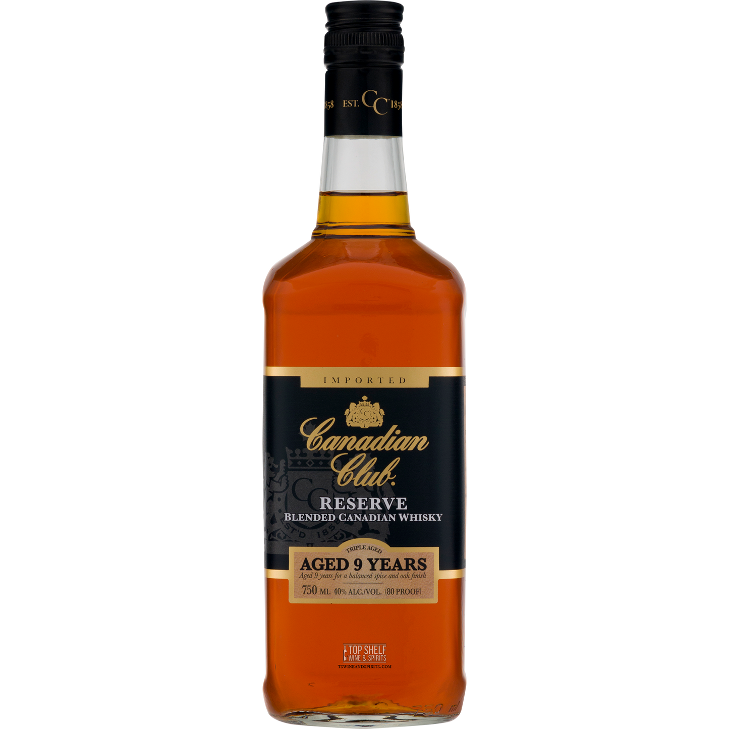 Canadian Club Reserve 9 Year Whiskey