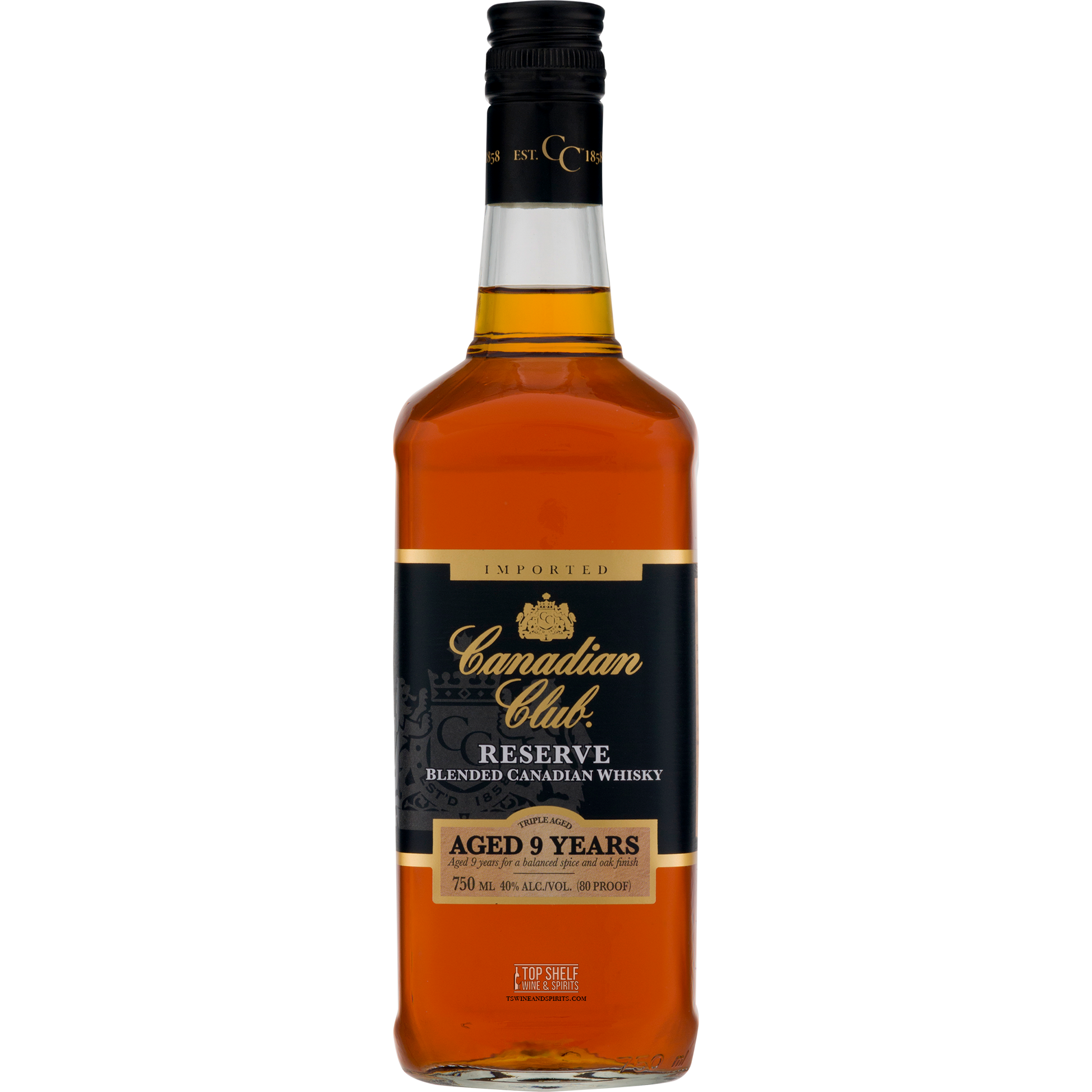 Canadian Club Reserve 9 Year Whiskey
