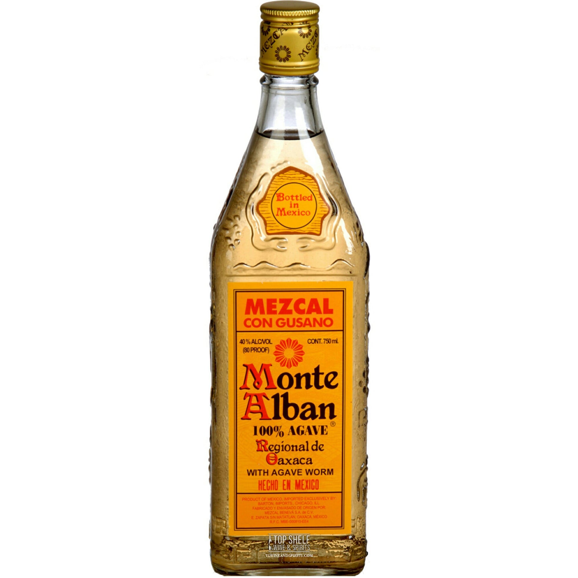 Monte Alban Mezcal con Gusano (with worm)