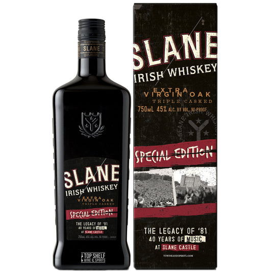 Slane Irish Extra Virgin Oak Triple Casked Special Edition The Legacy of 81 40th Anniversary