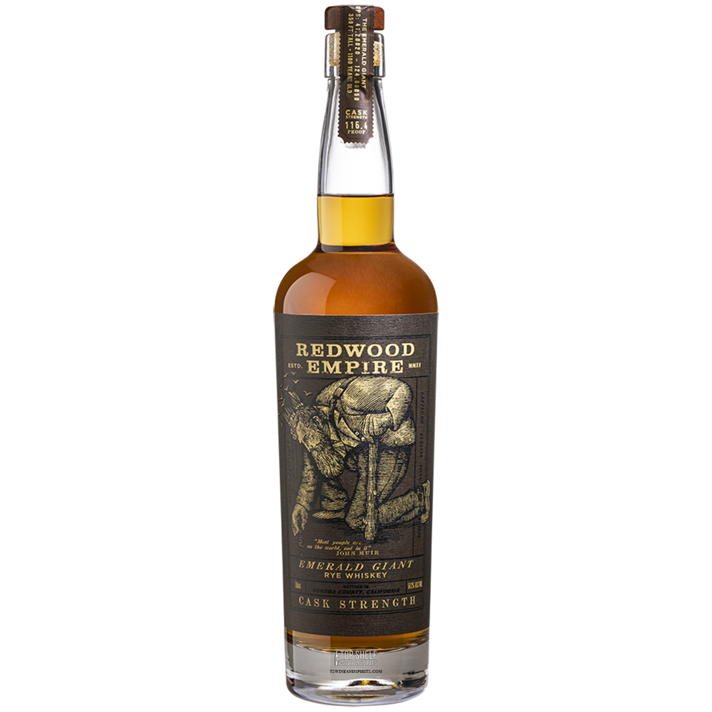 Redwood Empire "Emerald Giant" Cask Strength Rye