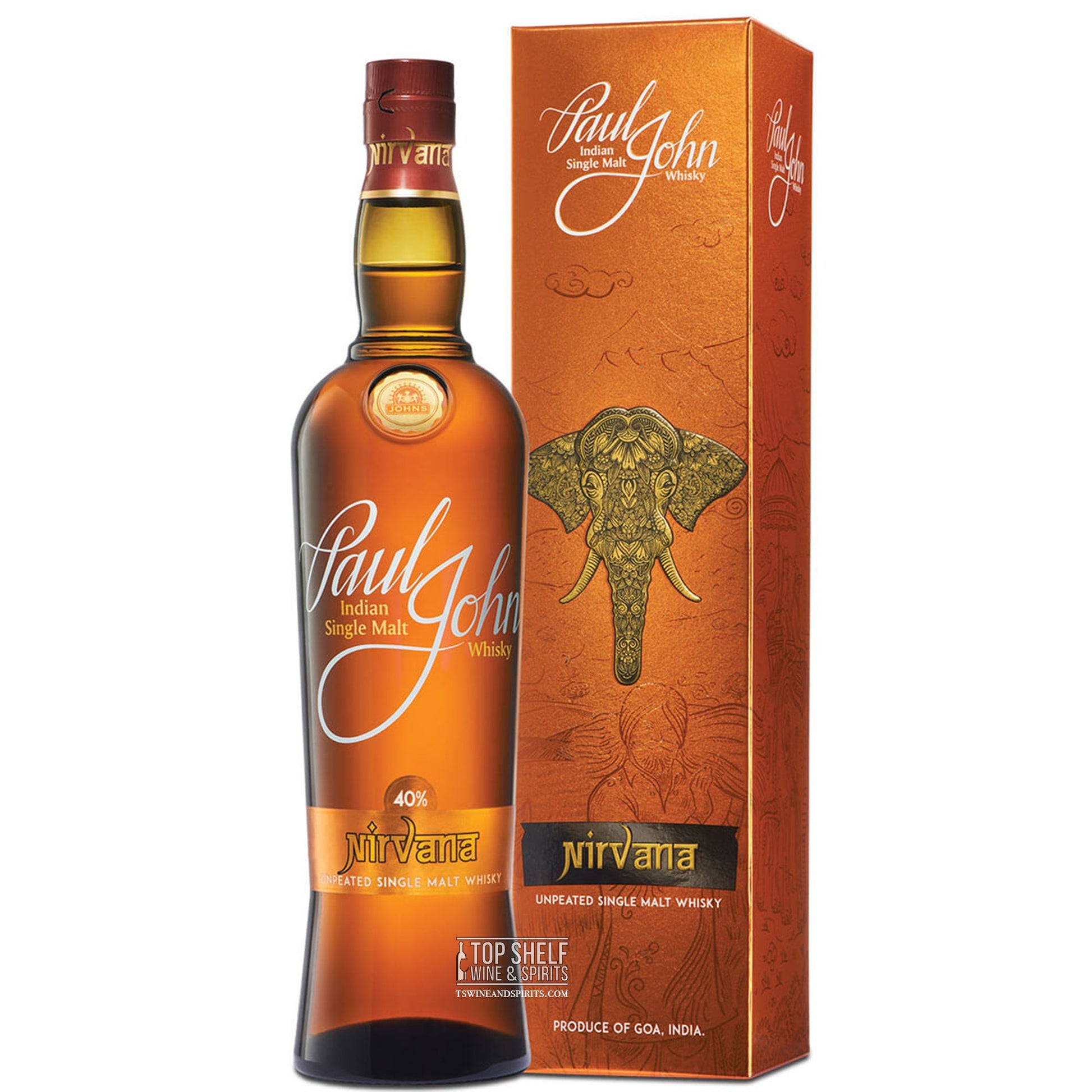 Paul John Nirvana Unpeated Indian Single Malt