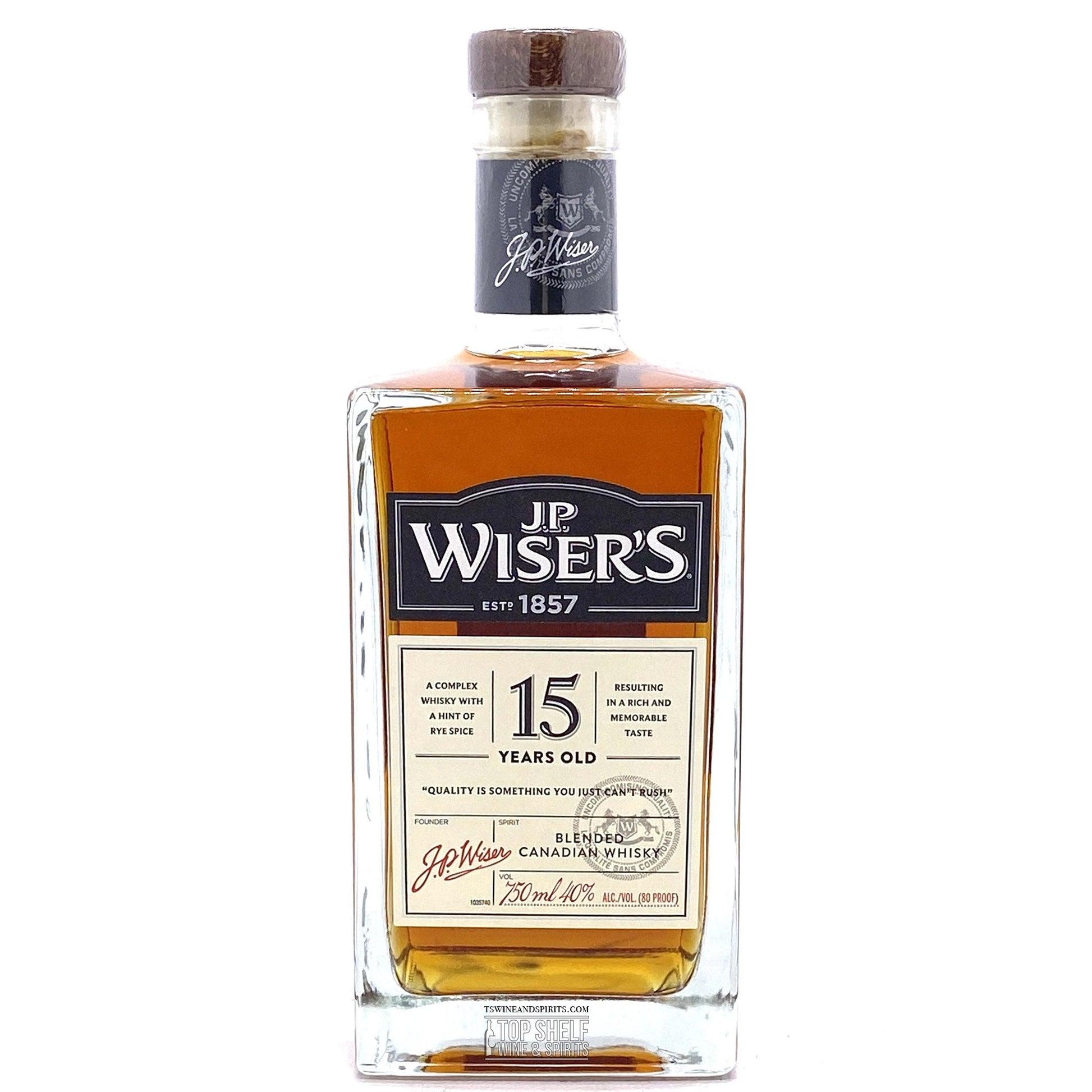 JP Wiserâ€™s 15 Year Old Canadian Whisky