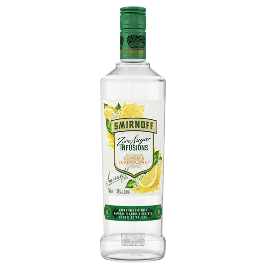Smirnoff Zero Infusions Lemon & Elderflower