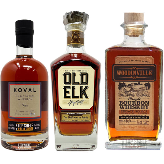 Top Shelf American Whiskey Single Barrel Collection