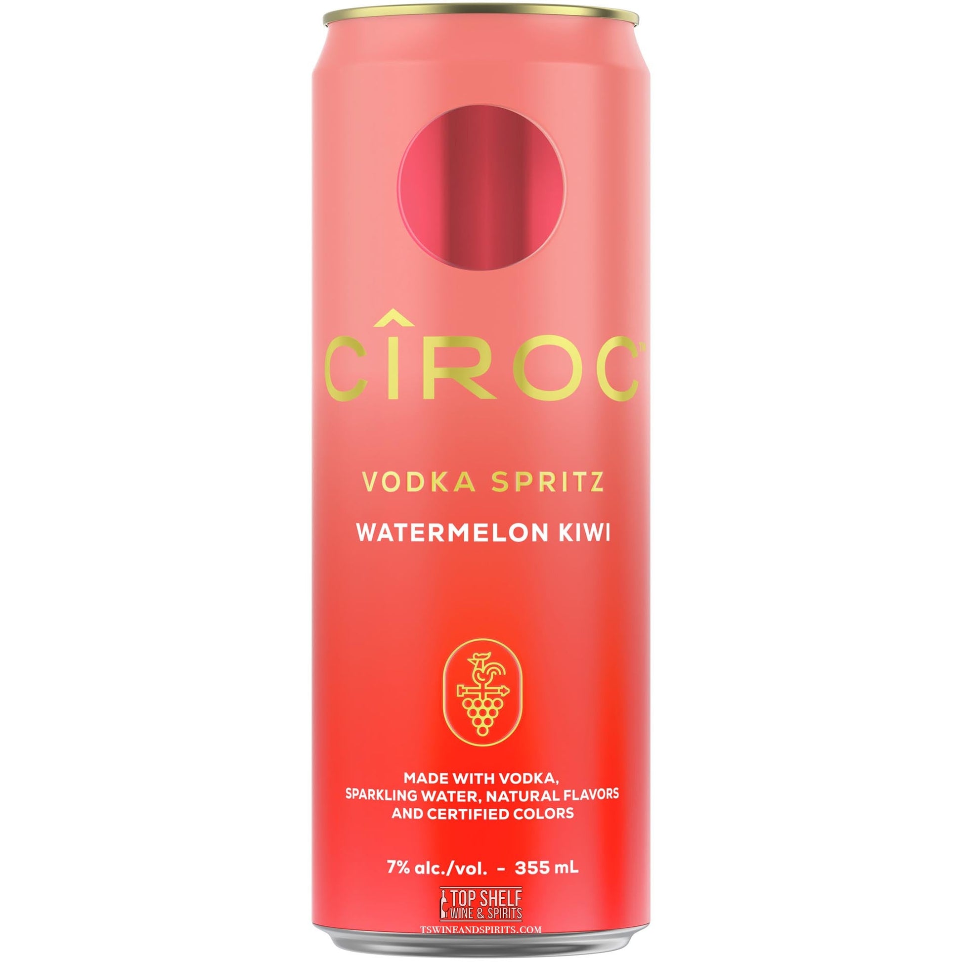 Ciroc Vodka Spritz Watermelon Kiwi 4 Pack Cans