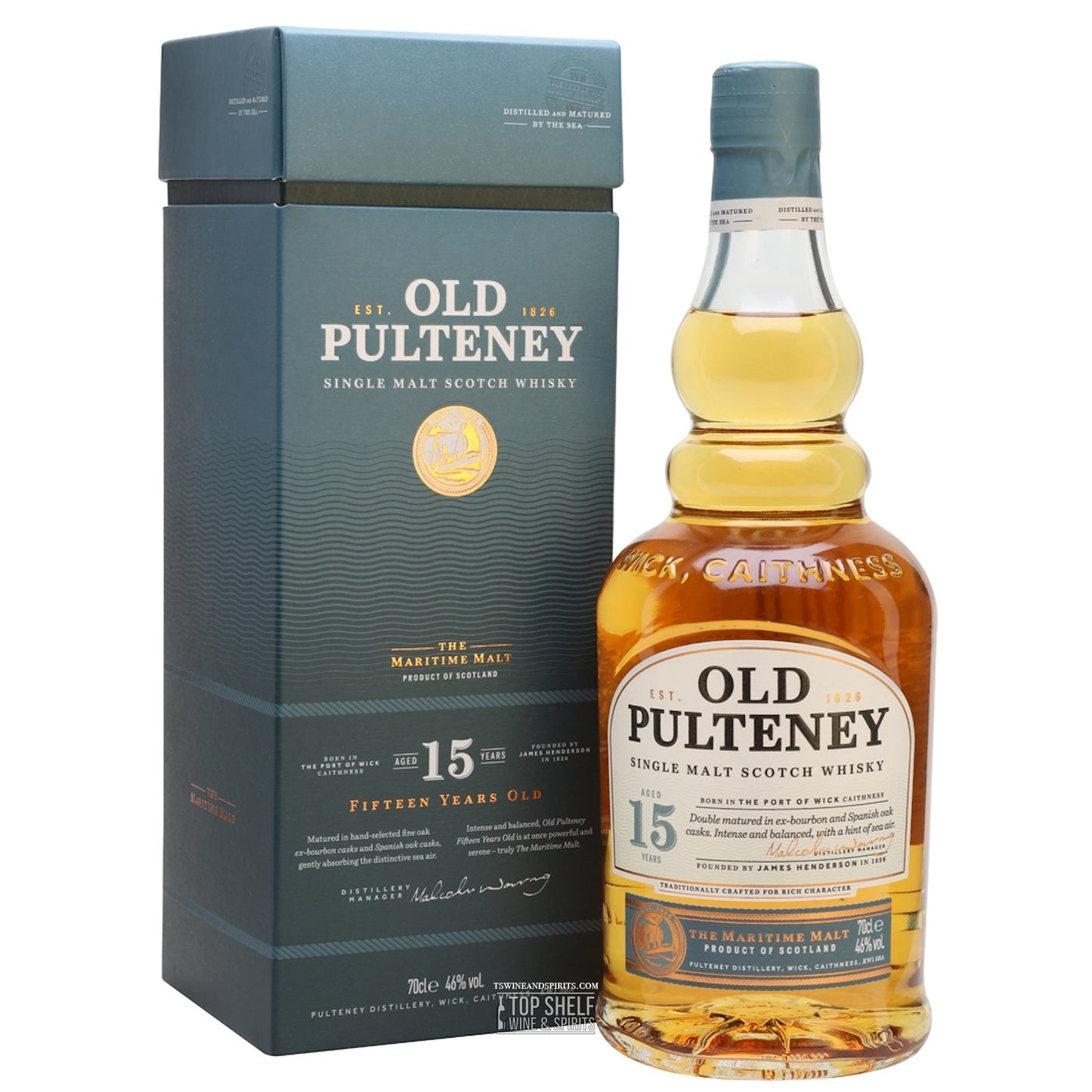 Old Pulteney 15 Year Single Malt Scotch