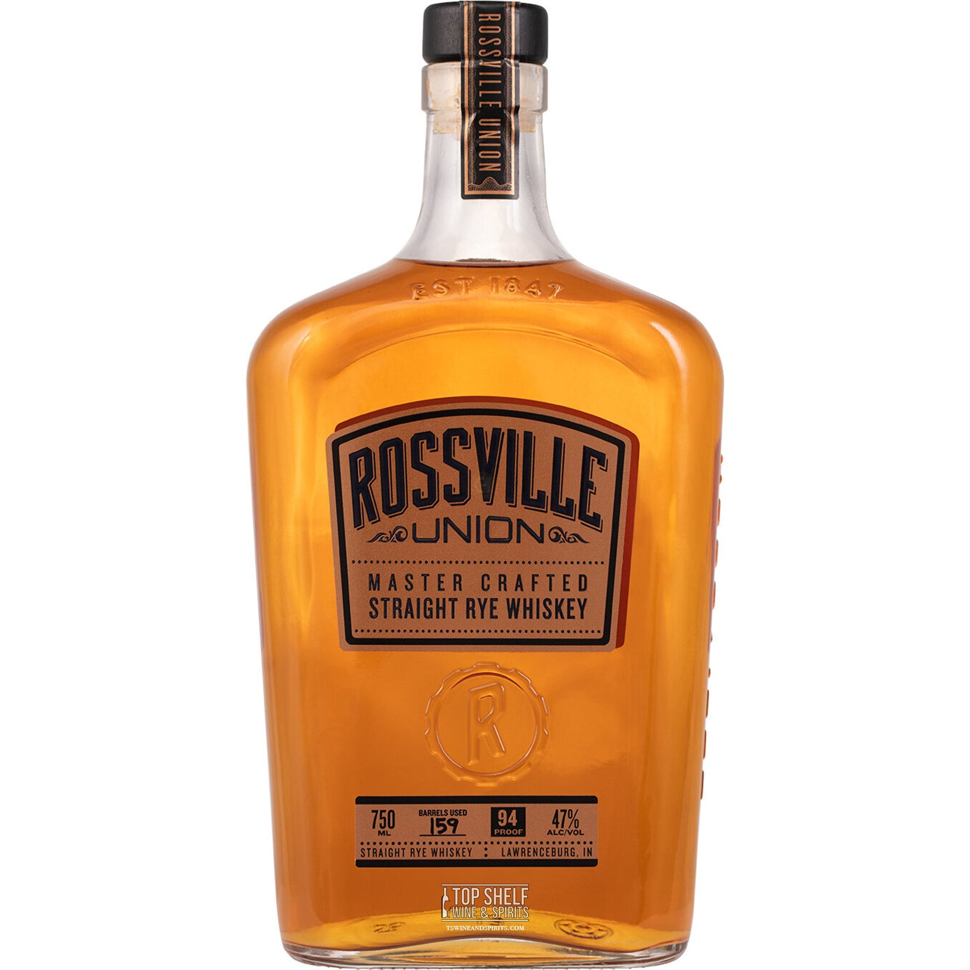 Rossville Union Master Crafted Straight Rye Whiskey