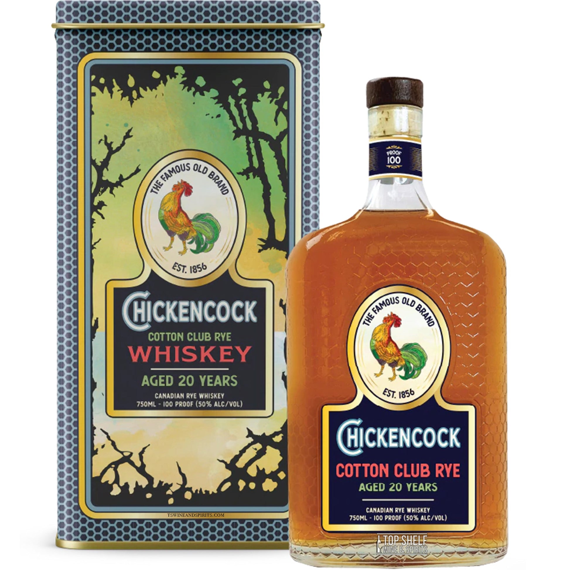 Chicken Cock Cotton Club 20 Year Rye Whiskey