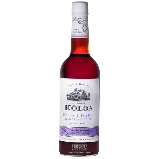 KÅloa Kaua'i Dark Hawaiian Rum