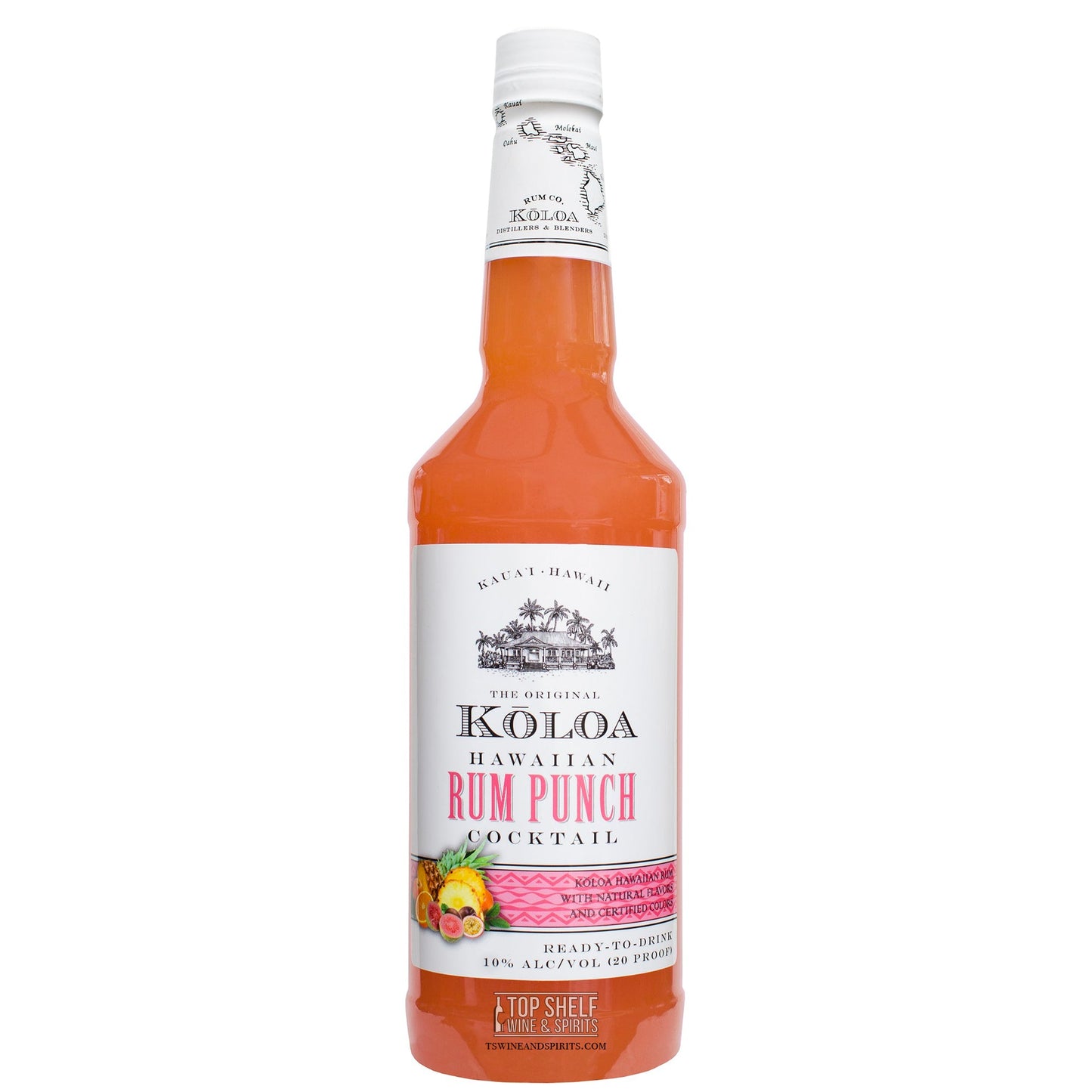 Koloa KauaÊ»i Hawaiian Rum Punch Cocktail 1L