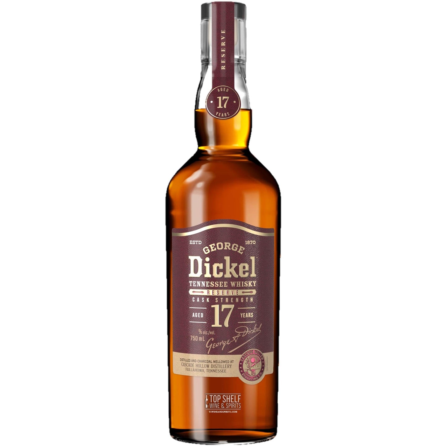 George Dickel 17 Year Reserve Cask Tennessee Whiskey
