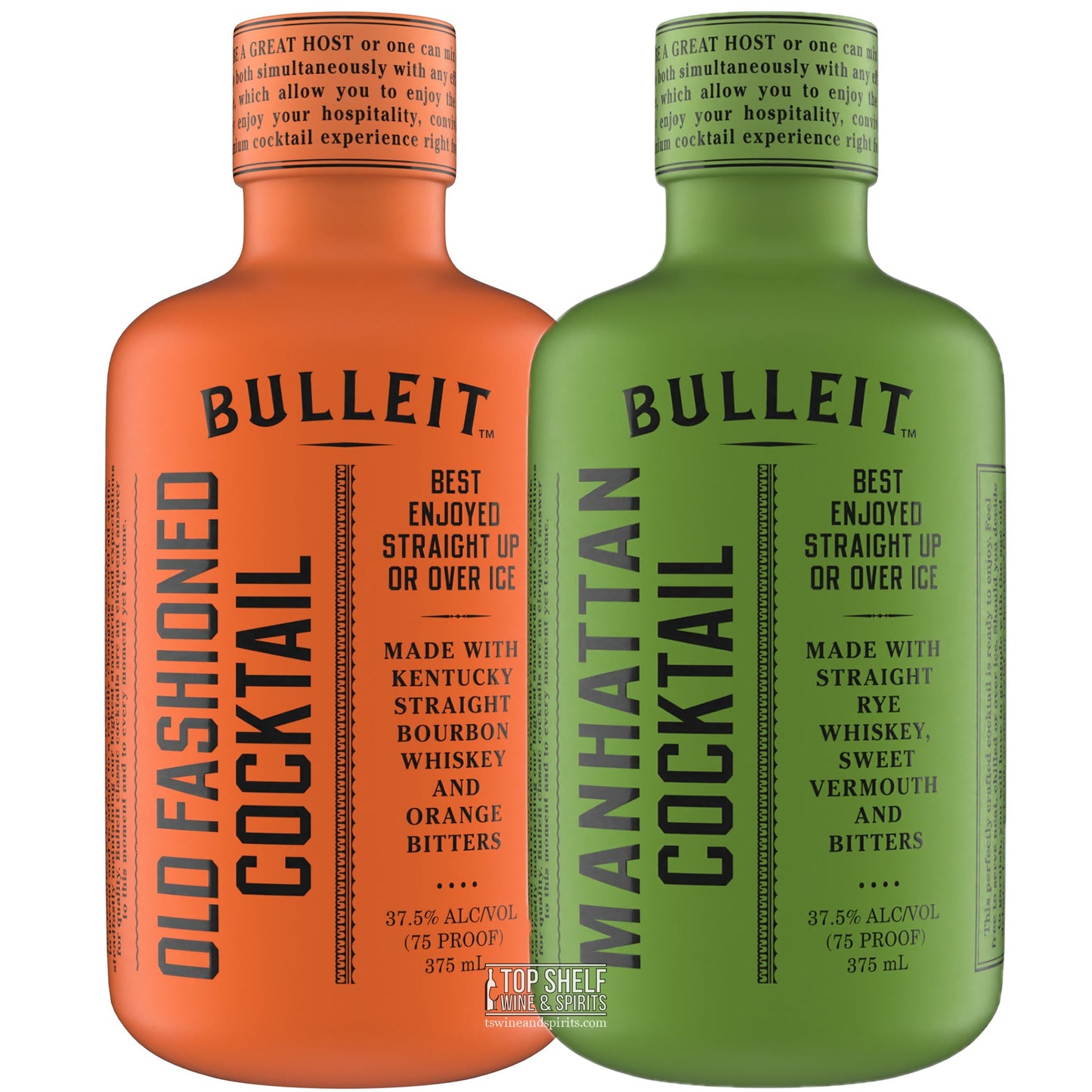 Bulleit Ready-To-Serve Cocktail Set (375mL)
