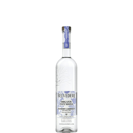 Belvedere Organic Infusions Blackberry & Lemongrass Vodka 50ml Sleeve (10 Bottles)