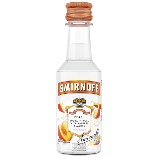 Smirnoff Peach Vodka 50ml Sleeve (10 bottles)