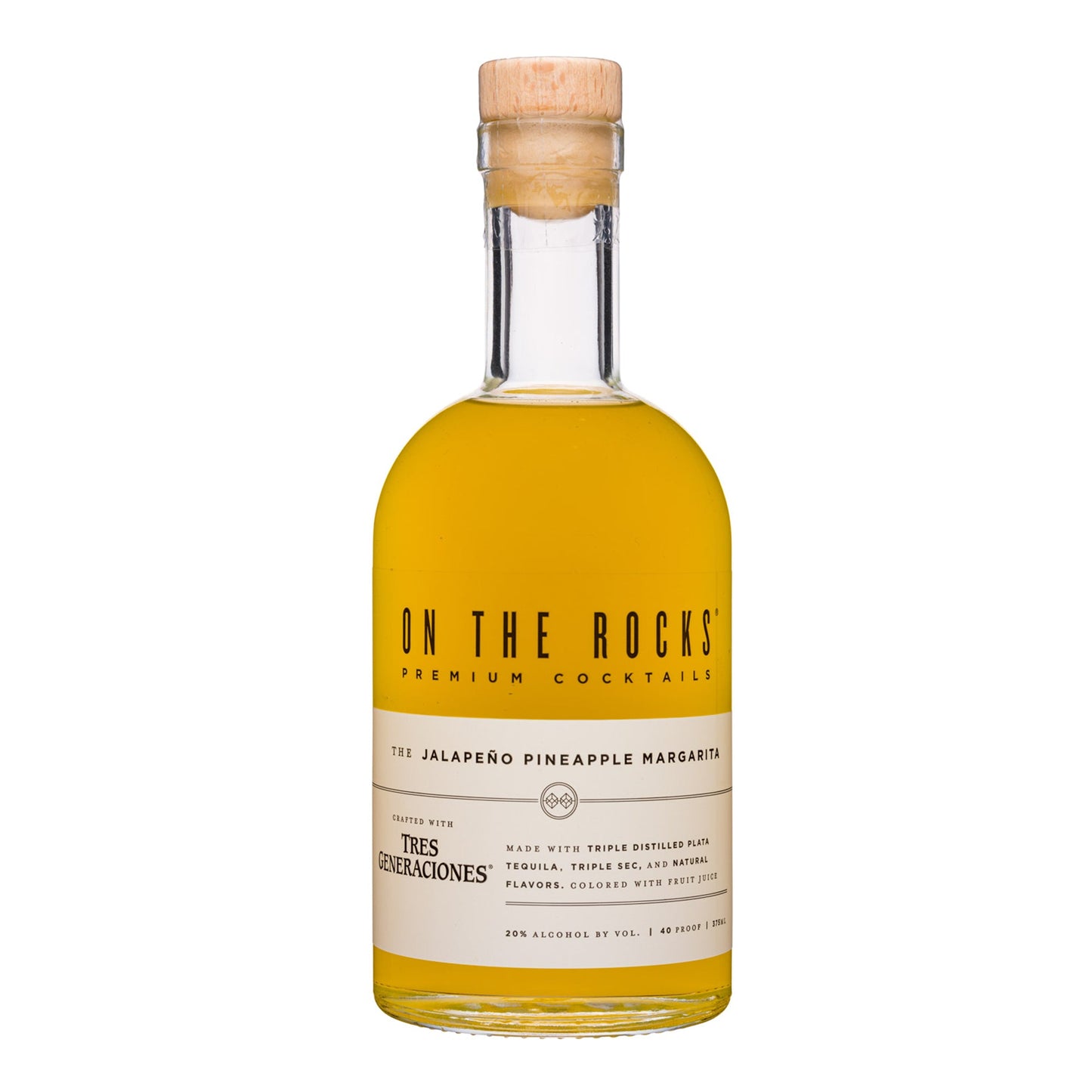 On The Rocks The JalapeÃ±o Pineapple Margarita 375ml
