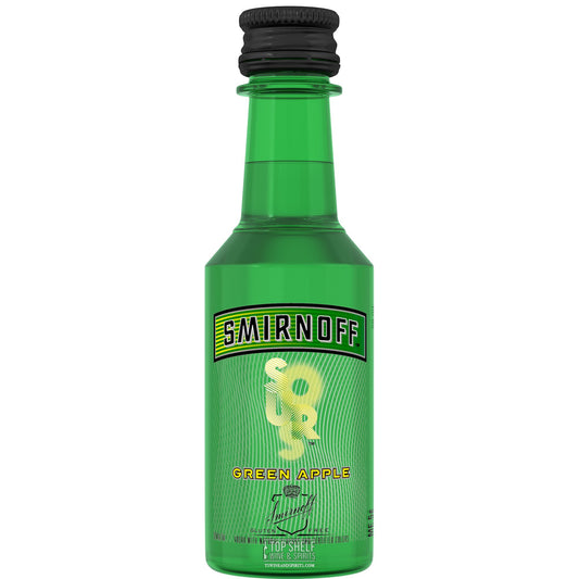 Smirnoff Sours Green Apple 50ml Sleeve (10 bottles)