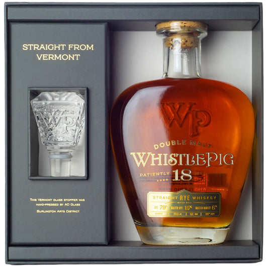 WhistlePig Double Malt 18 Year Straight Rye Whiskey