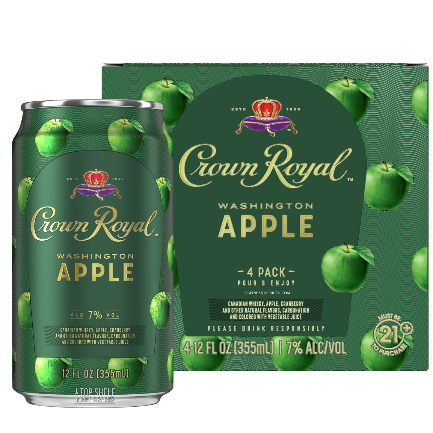 Crown Royal Washington Apple 4 Pack Cans