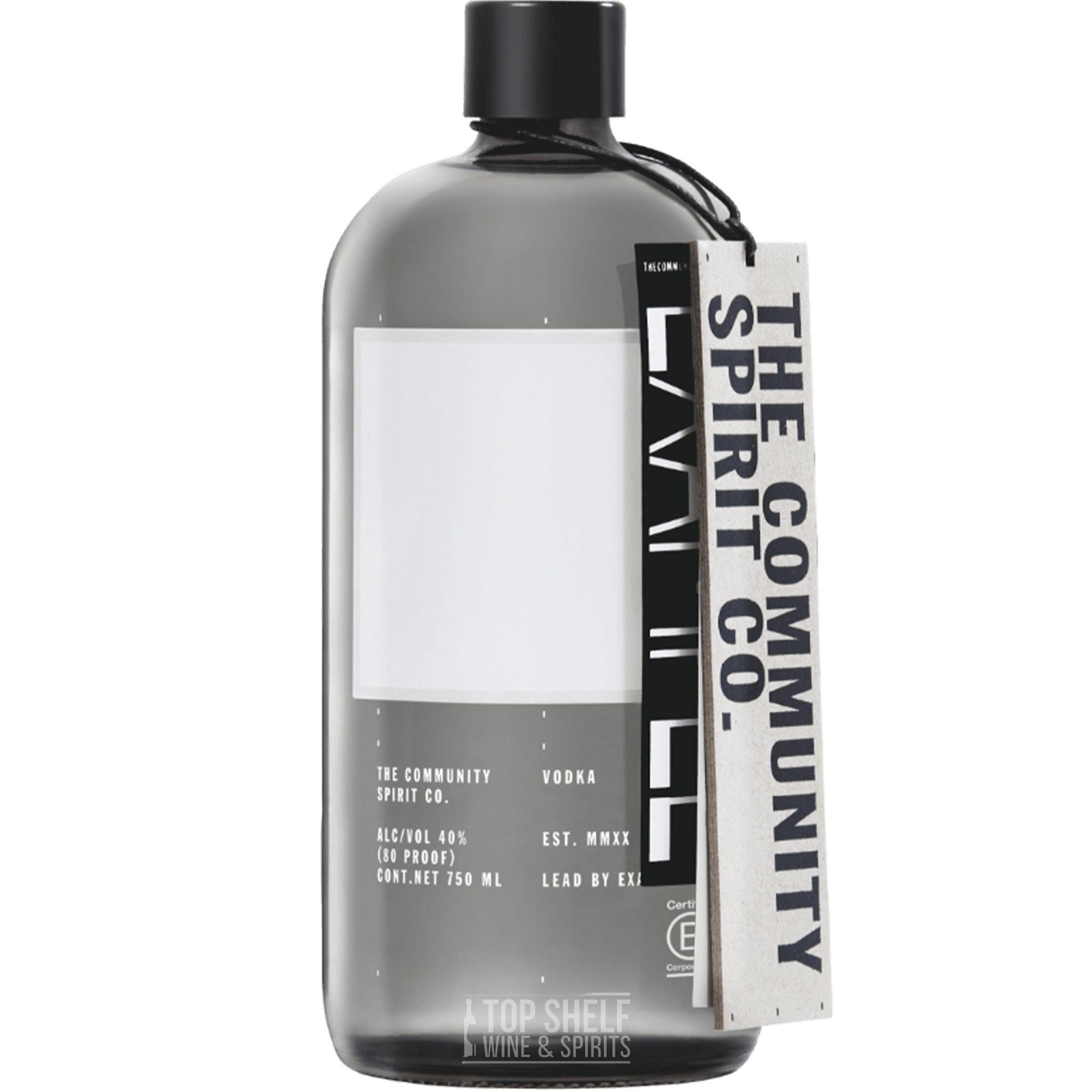 The Community Spirit Vodka W/Cocktail Recipe Book