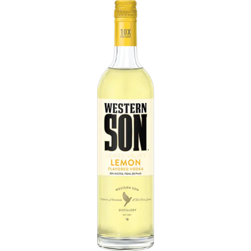 Western Son Lower Valley Lemon Flavored Vodka (50mL)