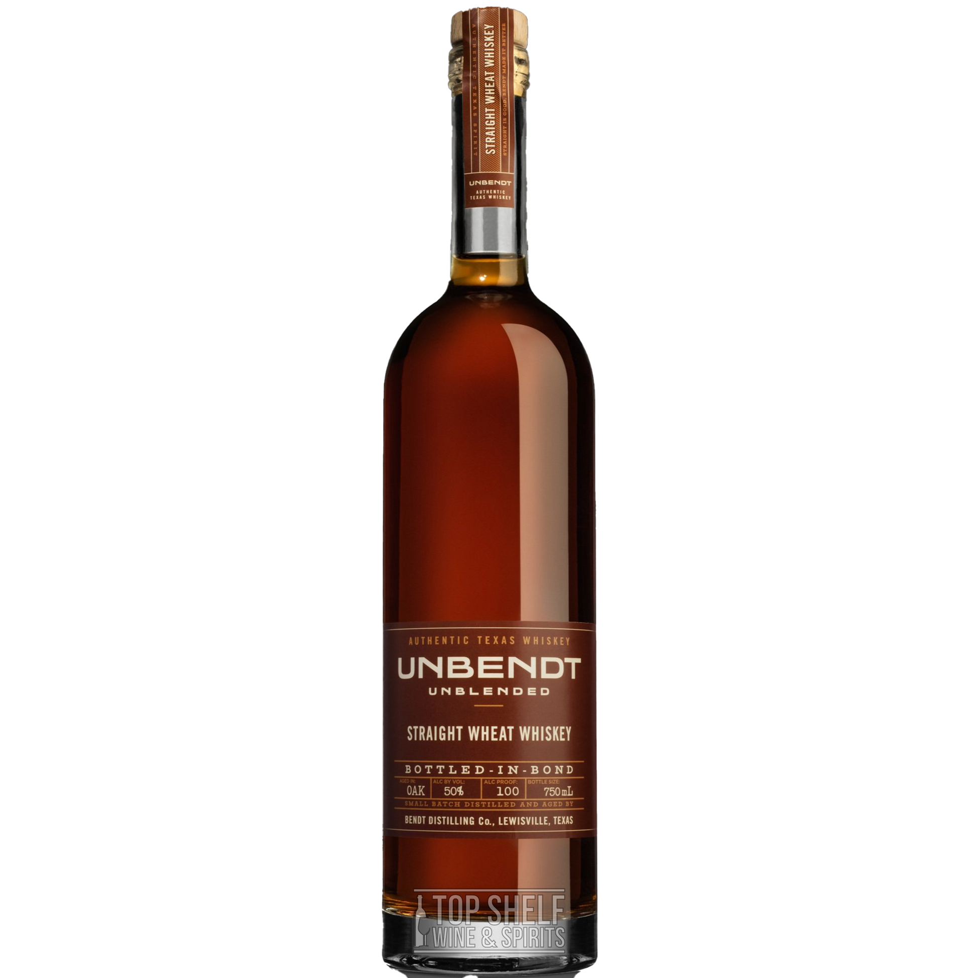 Unbendt Unblended Straight Wheat Whiskey