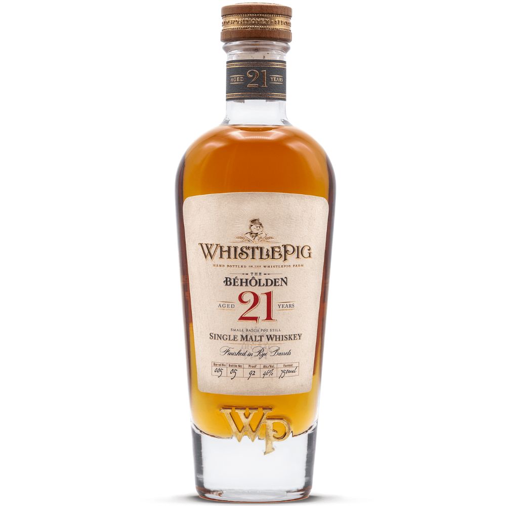 WhistlePig Beholden 21 Year Single Malt