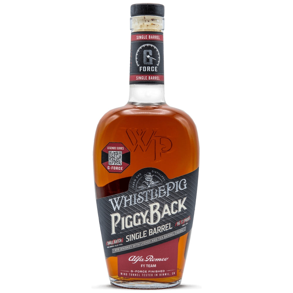 WhistlePig PiggyBack Single Barrel Legends Series: Alfa Romeo F1 G Force Finish