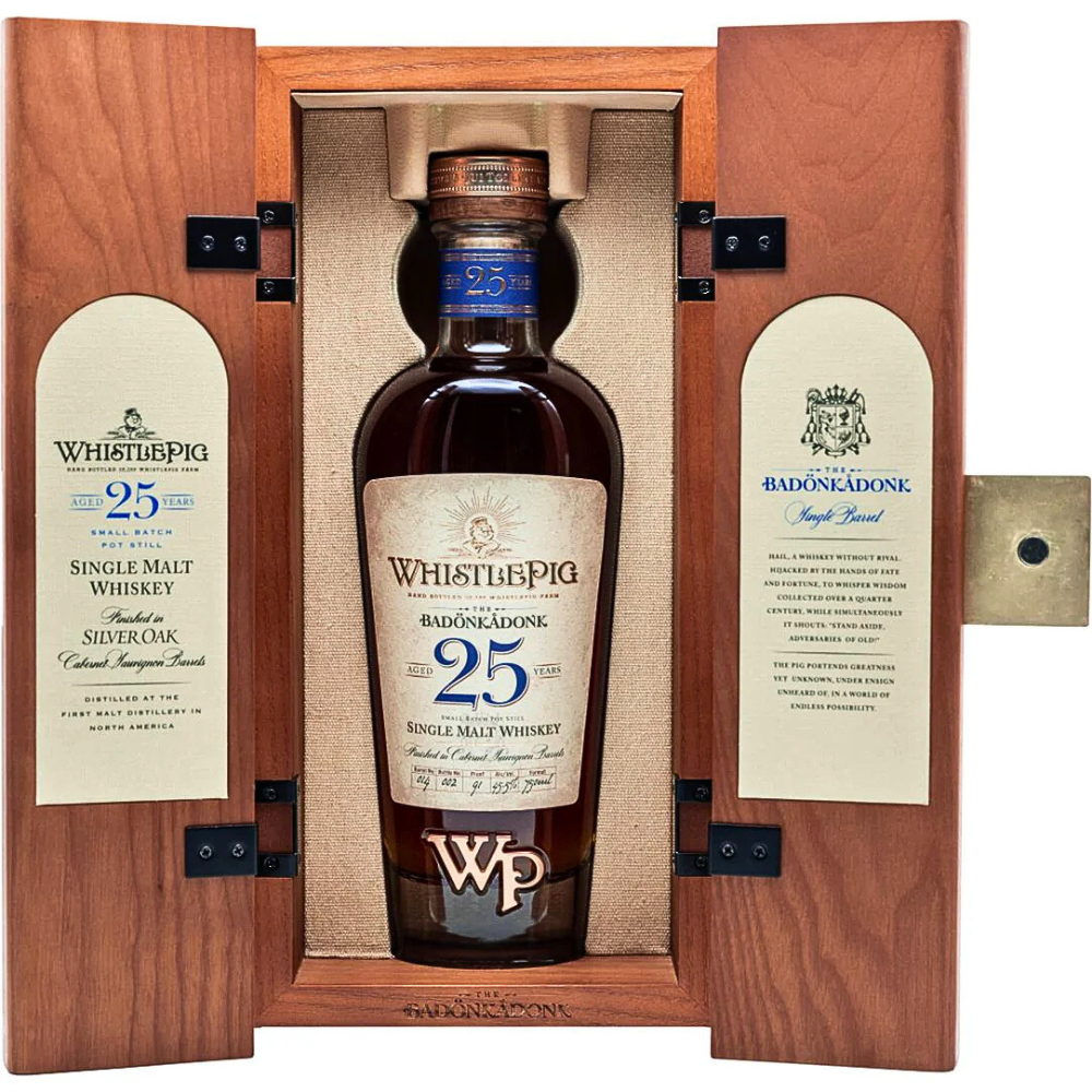 WhistlePig The BadÃ¶nkÃ¥donk 25 Year Single Malt Whiskey