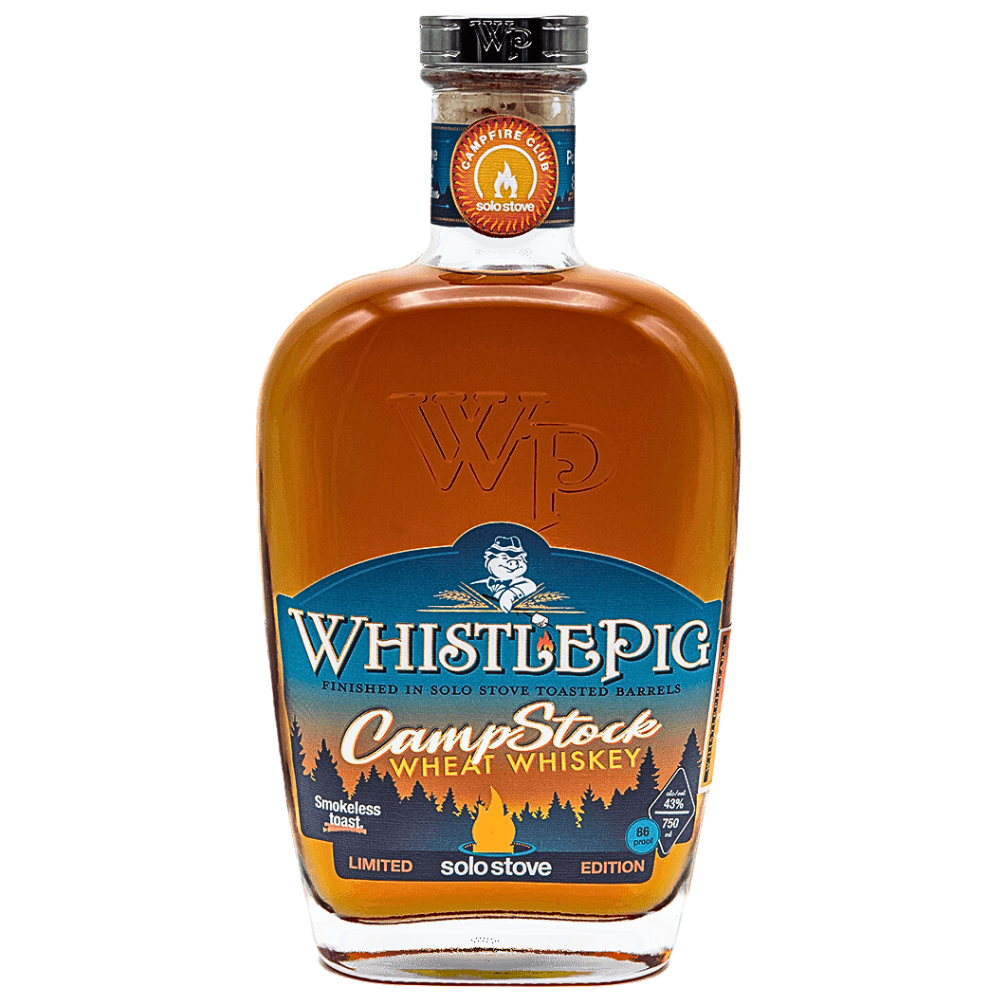 WhistlePig CampStock Wheat Whiskey Solo Stove Toasted Limited Edition