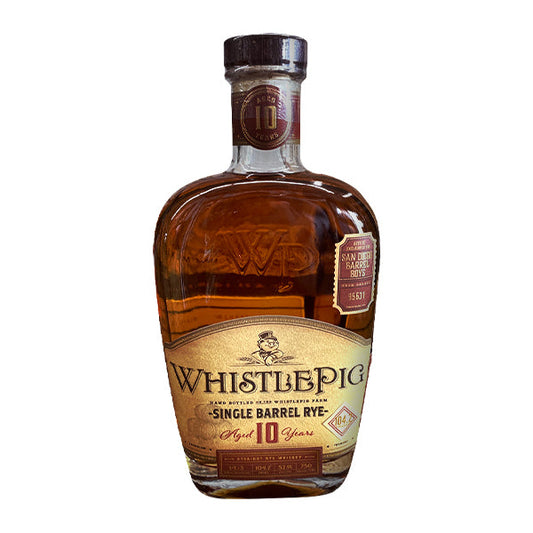 Whistlepig 10-year San Diego Barrel Boys Single Barrel Rye Whiskey 16-year 750ml